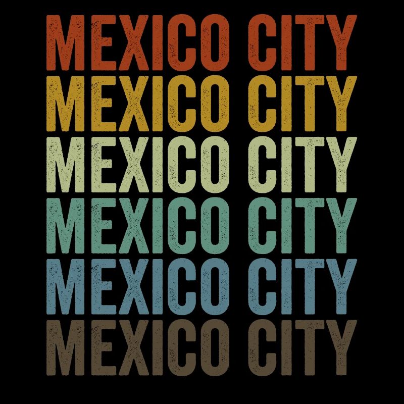 Mexico City Mexico Retro Vintage