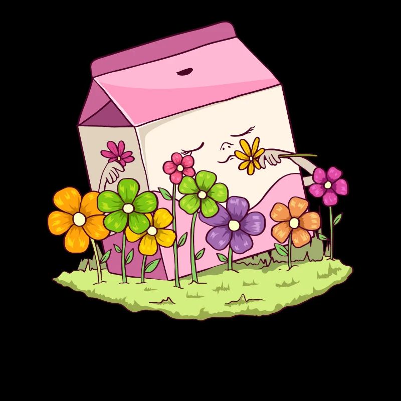 Bloomcore Aesthetic Kawaii Erdbeermilch Cottagecor