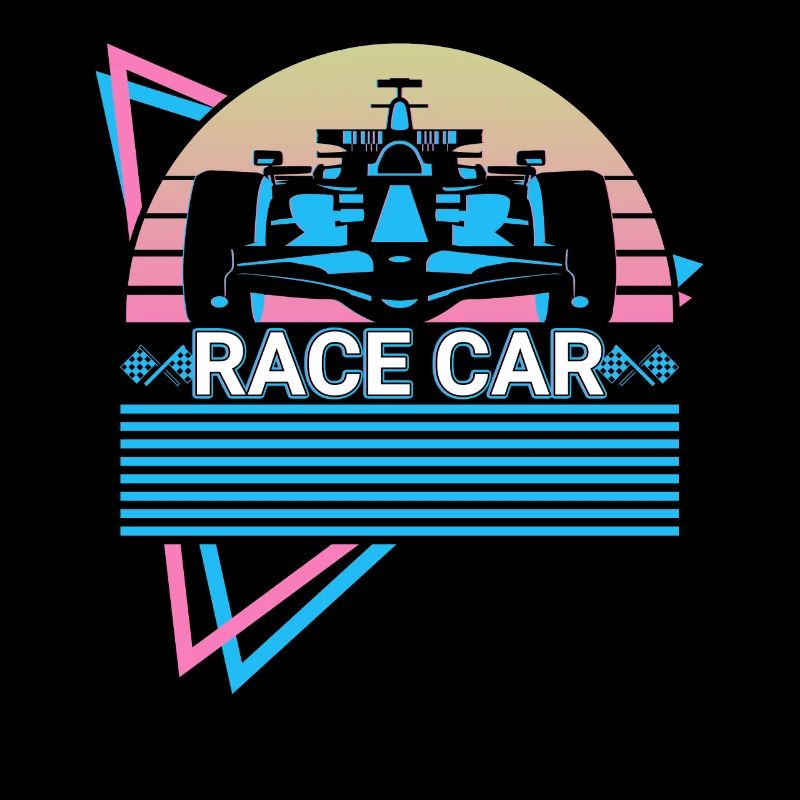 Voiture de course rétro