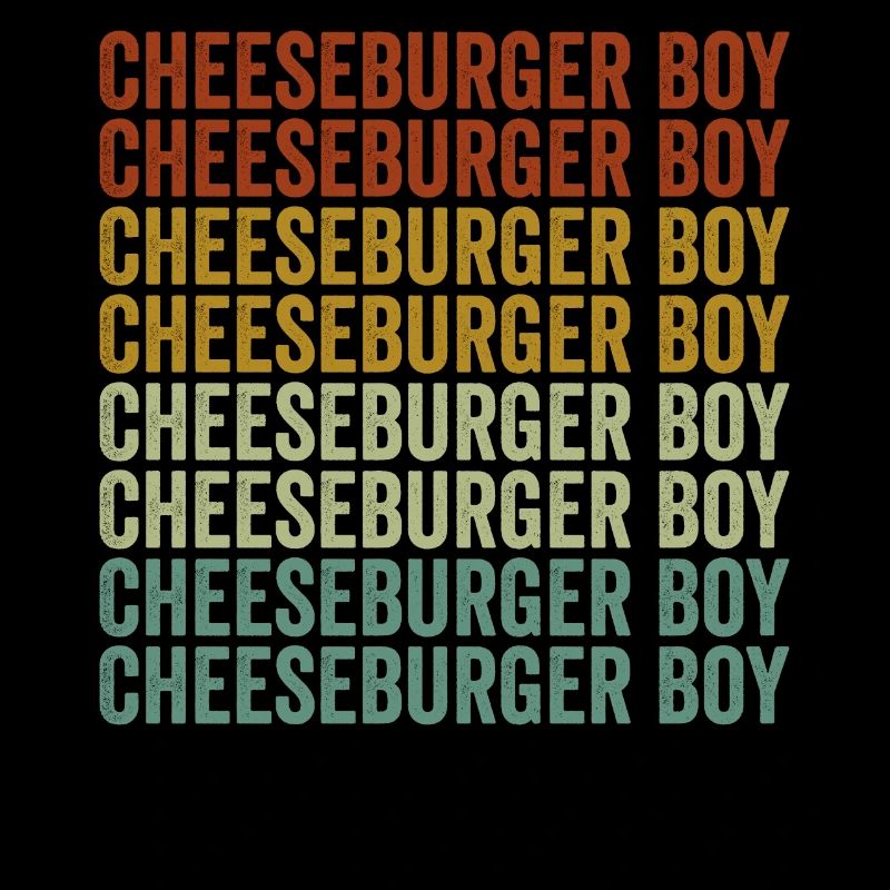 Cheeseburger Garçon Amateurs de burger Drôle de fromageb