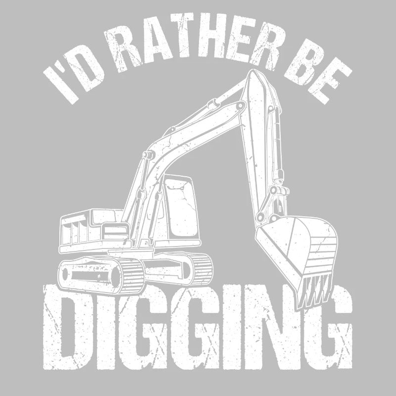 Funny excavator operator HEO