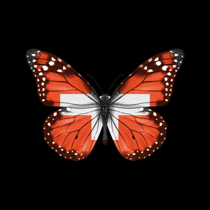 Papillon Drapeau De La Suisse