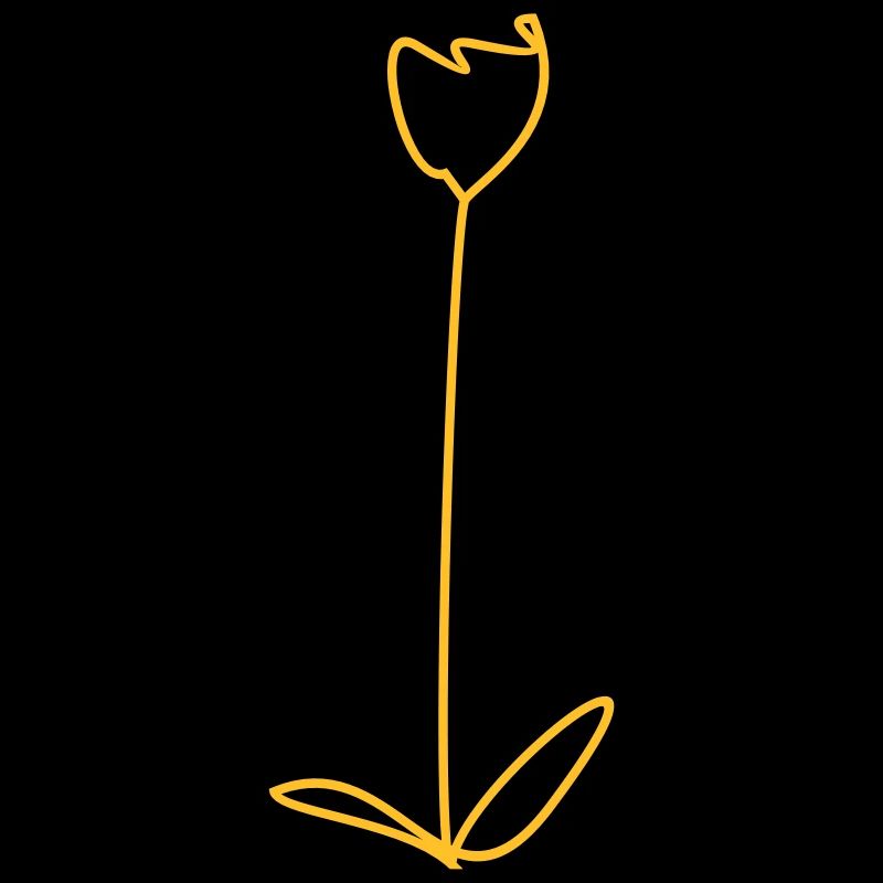 Tulipe - couleur design sélectionnable