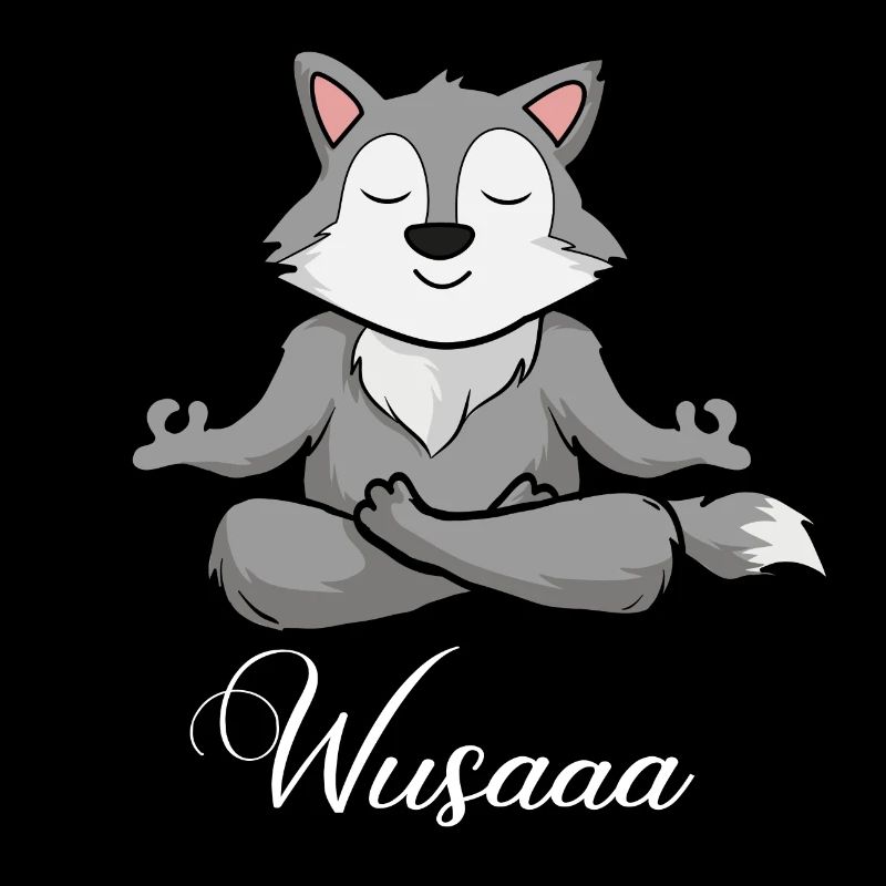 Wolf Auszeit Durchatmen Wusaaa