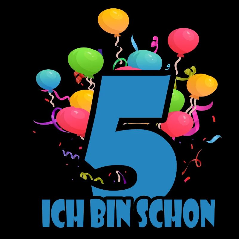 Ich bin schon 5 Geschenk Geburtstag