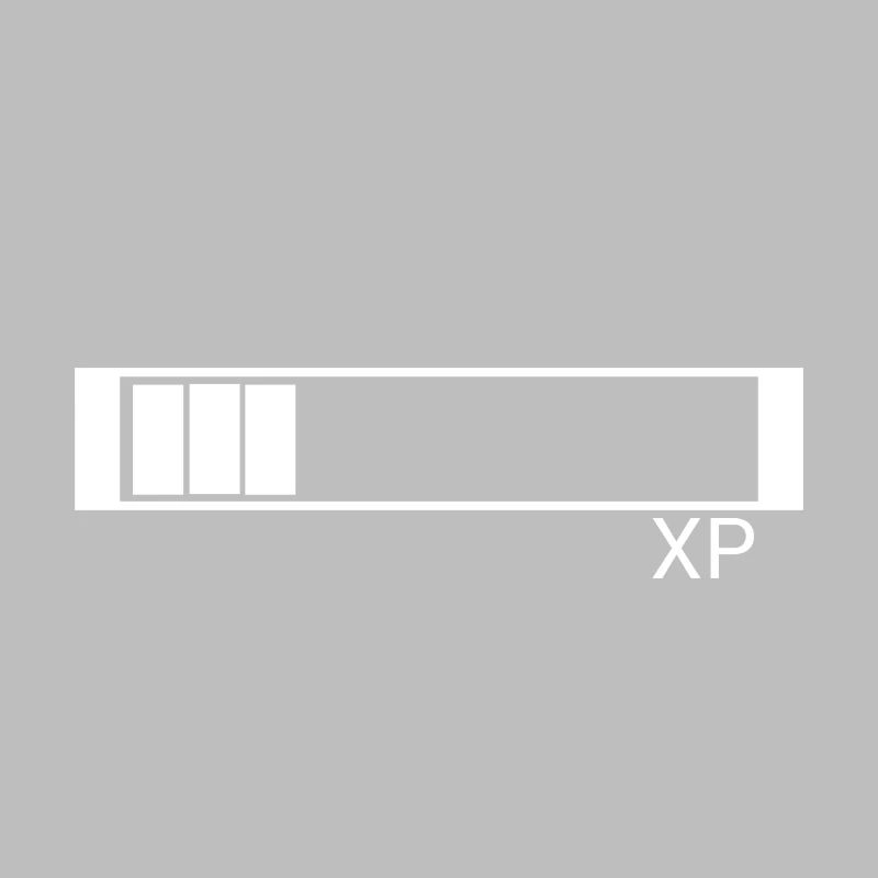XP experience points design for nerd and geek