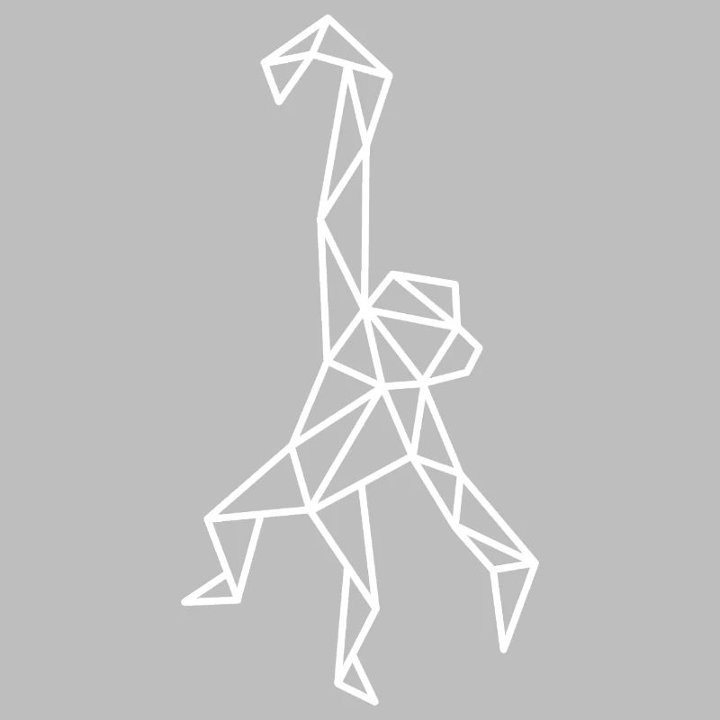 Monkey Geometric Line