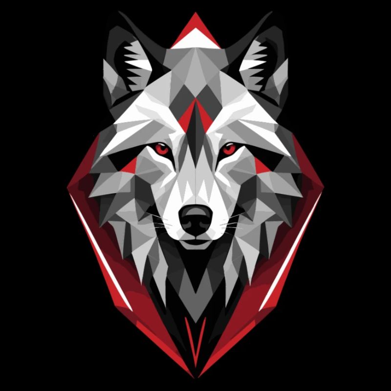 Geometrischer Wolf