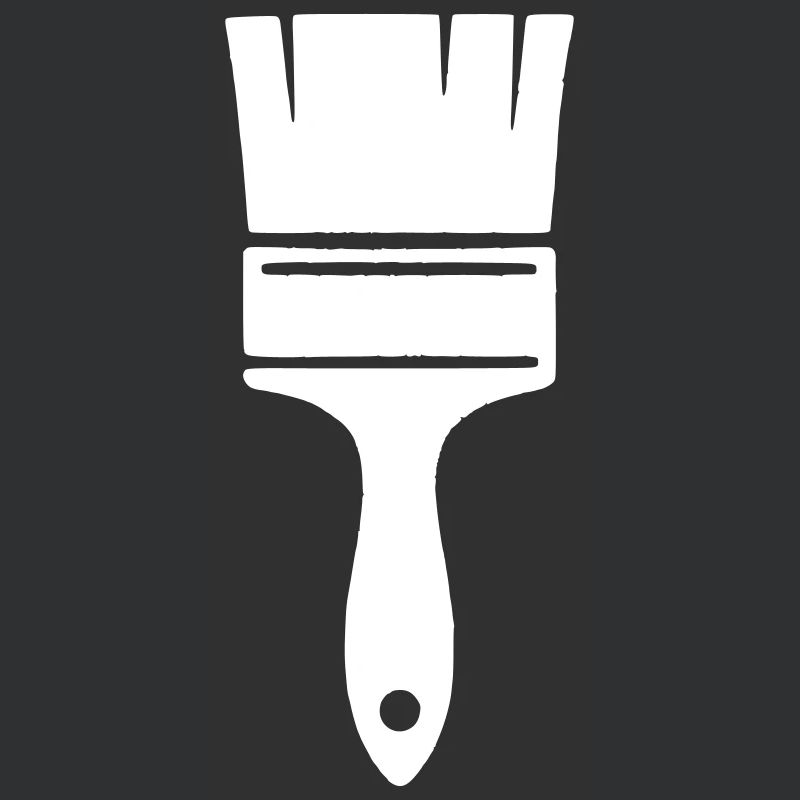 Painter Brush Icon Craft Vector