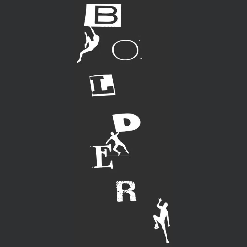 Boulder with climbing holds
