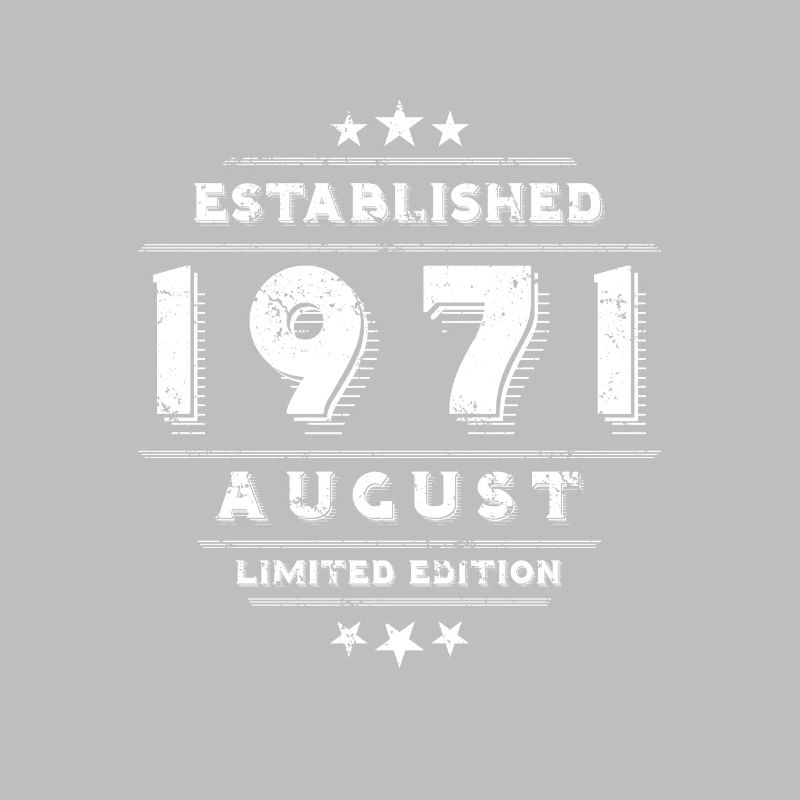 Geburtstag im August 1971 - August