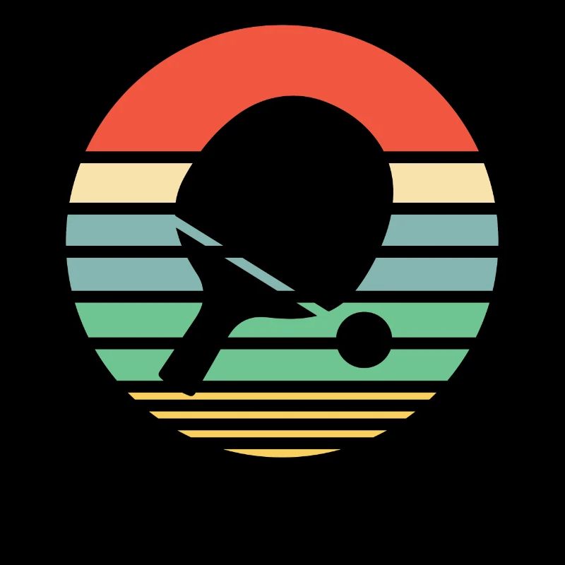 Raquette de ping-de-table Retro Idée cadeau