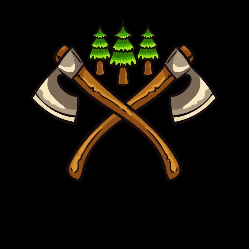 Forêt de bûcherons forestier