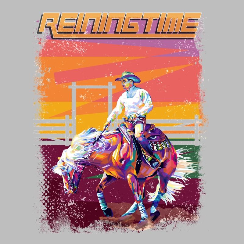 Western Riding Reining Cheval Spin