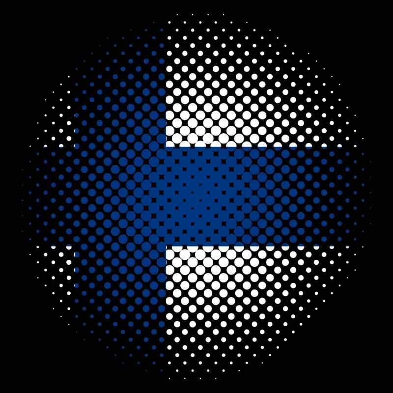 Finlande drapeau bannière pays Suomi Helsinki