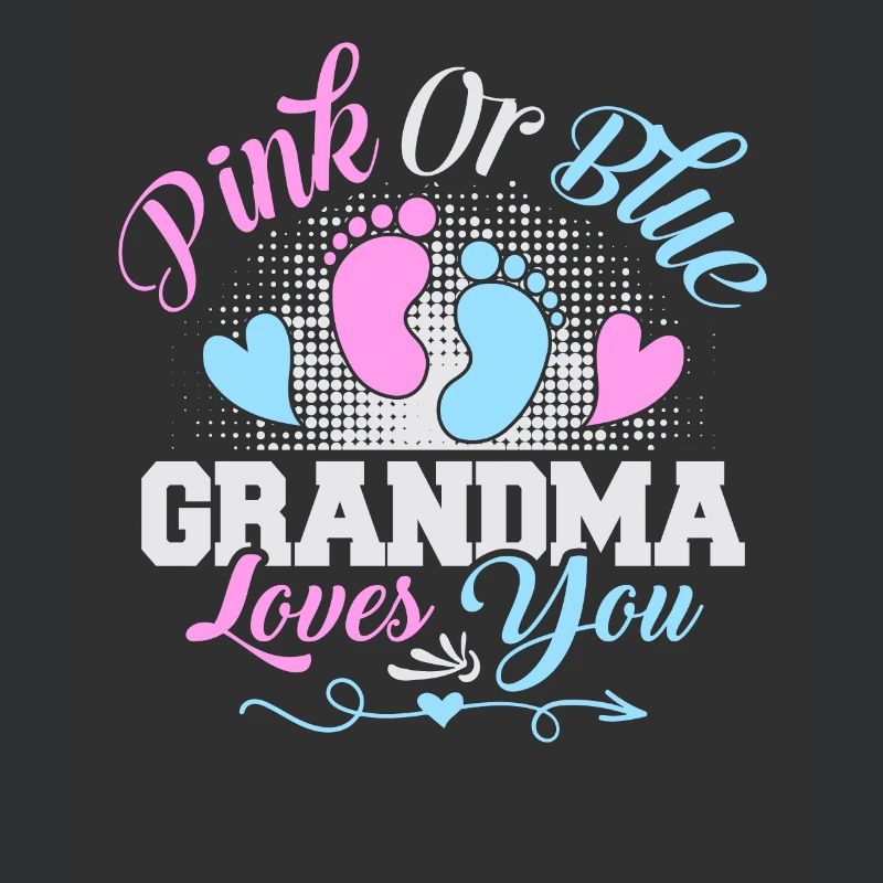 Rosa oder blaue Oma liebt dich Geschlecht enthülle
