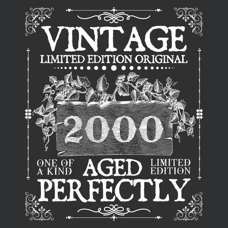 2000 | Vintage Perfectly seit 2000 Geburtstag