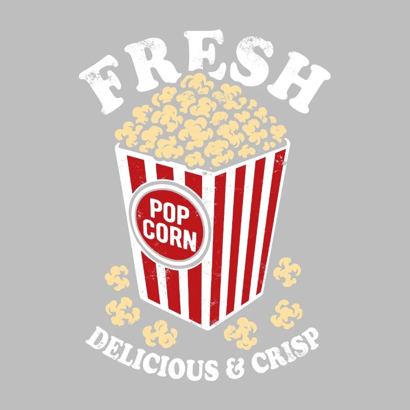 Frisches Popcorn - knusprig, lecker - Geschenk