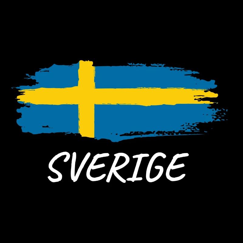 Drapeau grunge de Suède