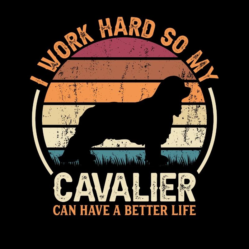 Work Hard - Retro Cavalier