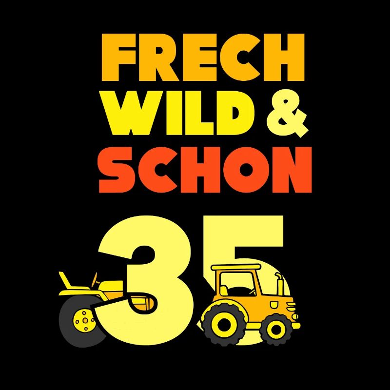 Geschenk 35 Jahre Geburtstag Mann Traktor
