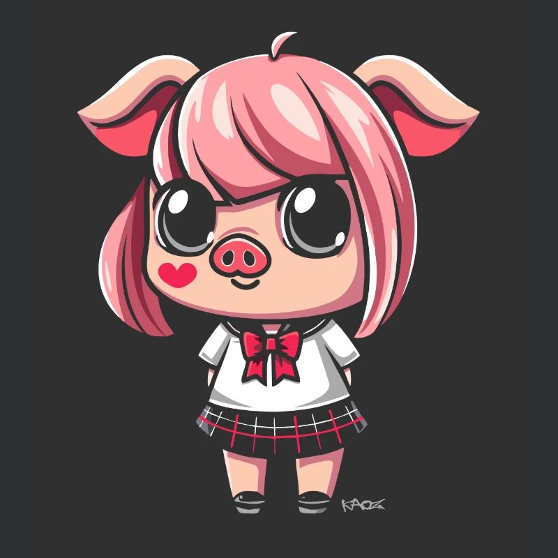 Le cochon d’anime le plus mignon