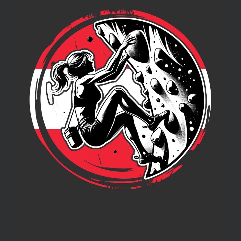 Austrian Climber – Distressed Boulderer Climbing