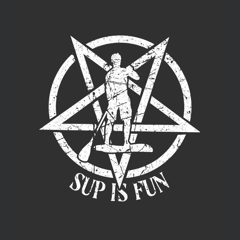 Satanic Occult Satan Pagan Baphomet SUP est amusant