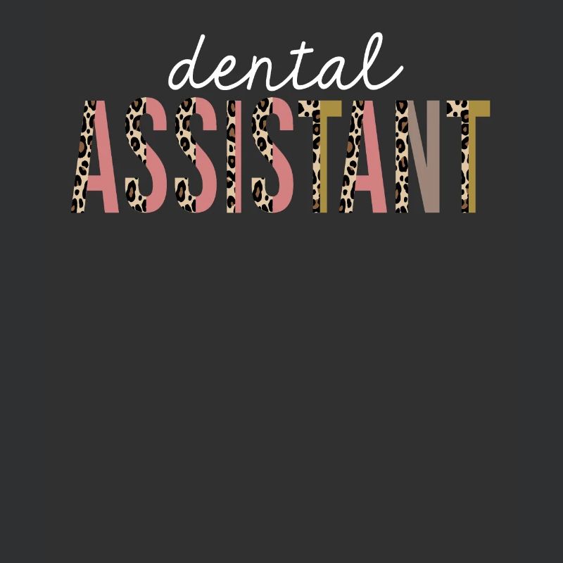 Dental Assistant Leopard Print Funny Gift