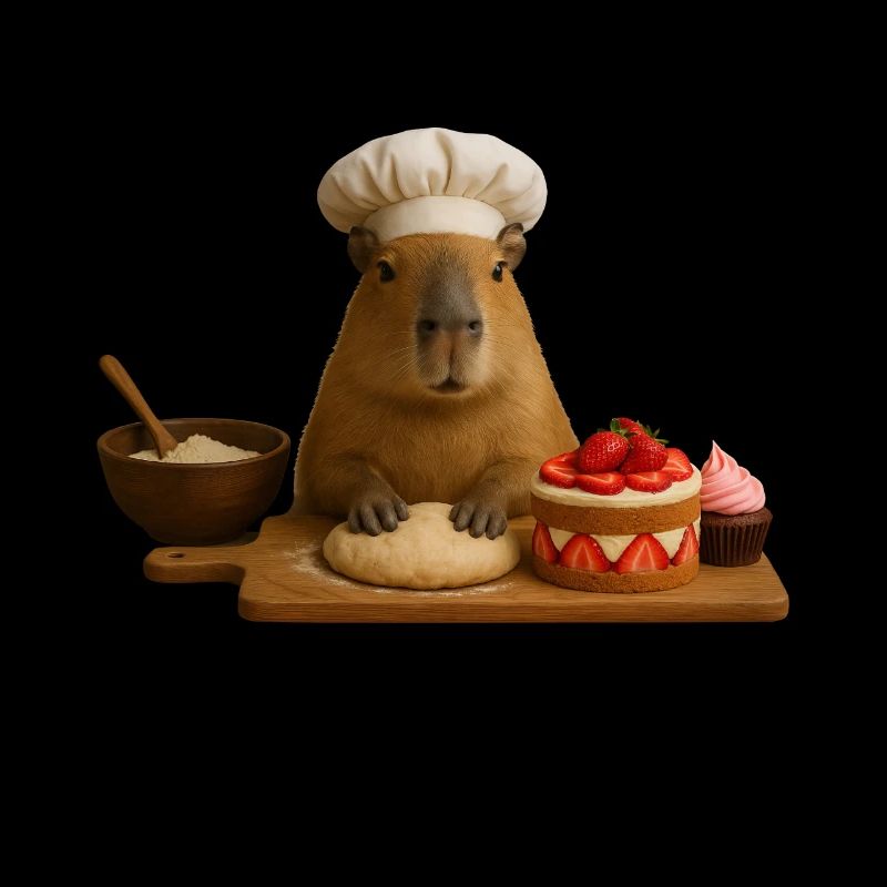 Capybara Baking