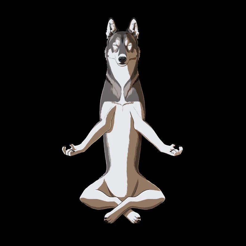 Meditierender Westsibirischer Laika