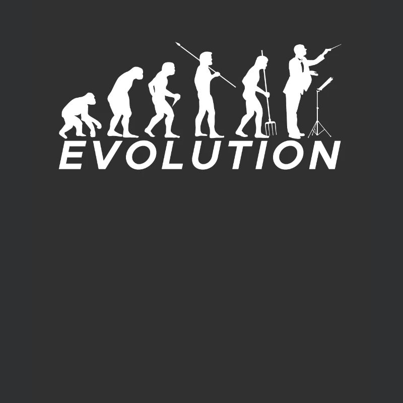 Evolution Dirigent T-Shirt Geschenk