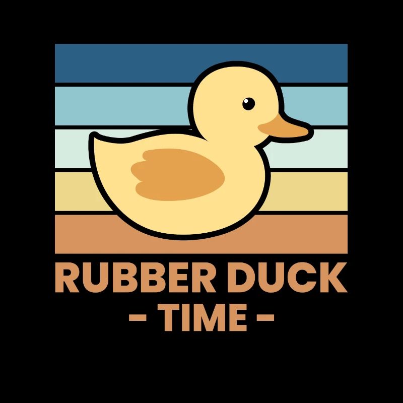 Rubber Duck Time Gummiente Geschenk