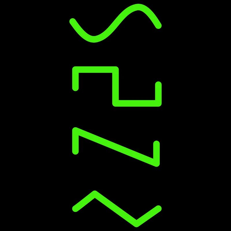 Synth Sine Square Saw Triangle Synthesizer