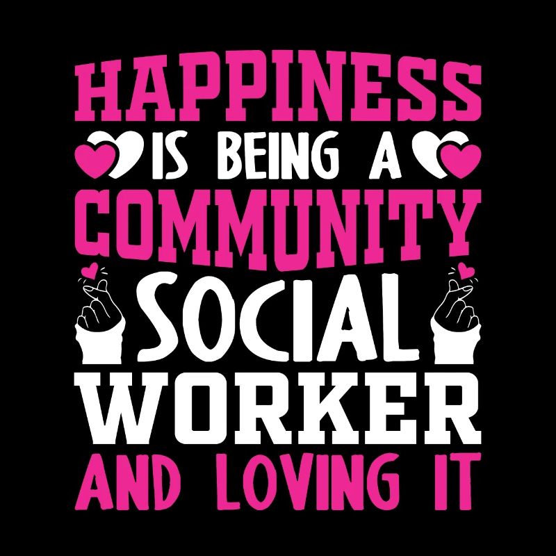 Happiness Being Community Social Worker