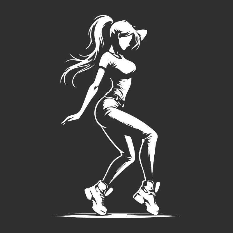 Danseuse de danse de rue – Design cool