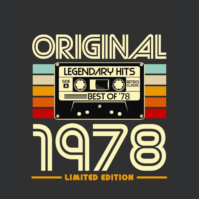 Original 1978 Cassette Retro Limitee