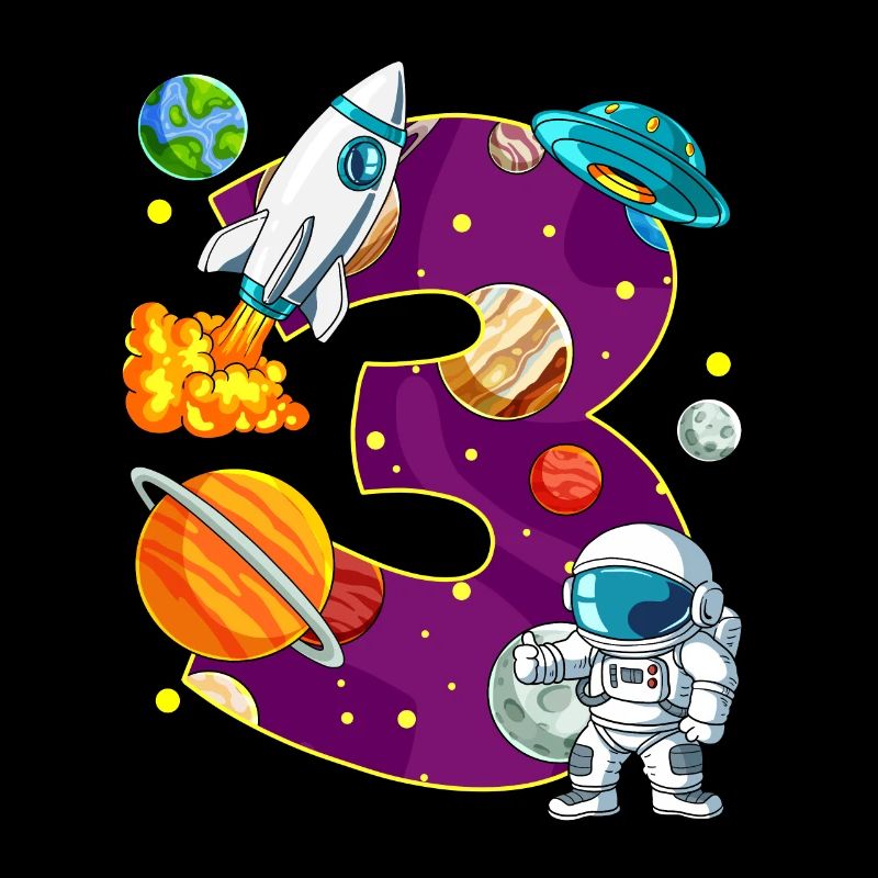 3 Anniversaire Astronaute de l’espace 3 ans