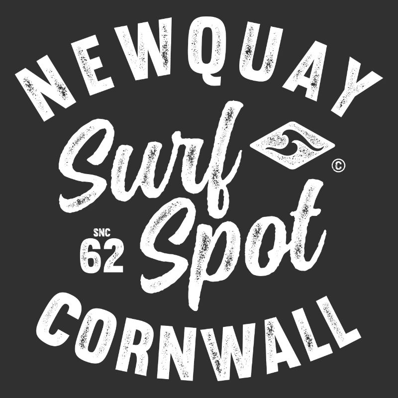 CORNWALL NEWQUAY SURF DESIGN ESTAMPILLÉ