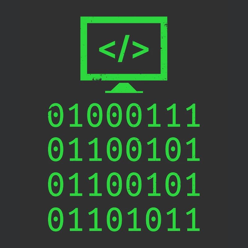 Cadeau de programmation de codage de code binaire