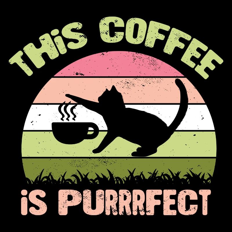 Katzen Kätzchen Kaffee Haustier