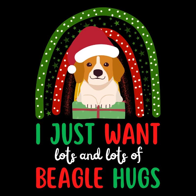 Noël Mignon Beagle Kawaii
