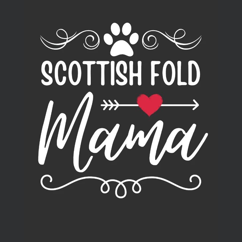 Scottish Fold-eared Cat Mama