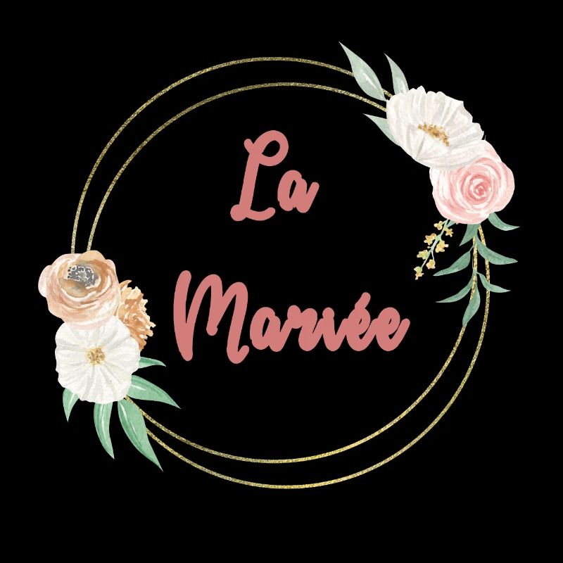 La Mariée - frame or et fleurs