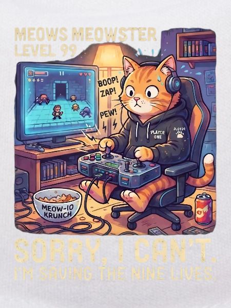 Meowster Level 99 Katzengamer