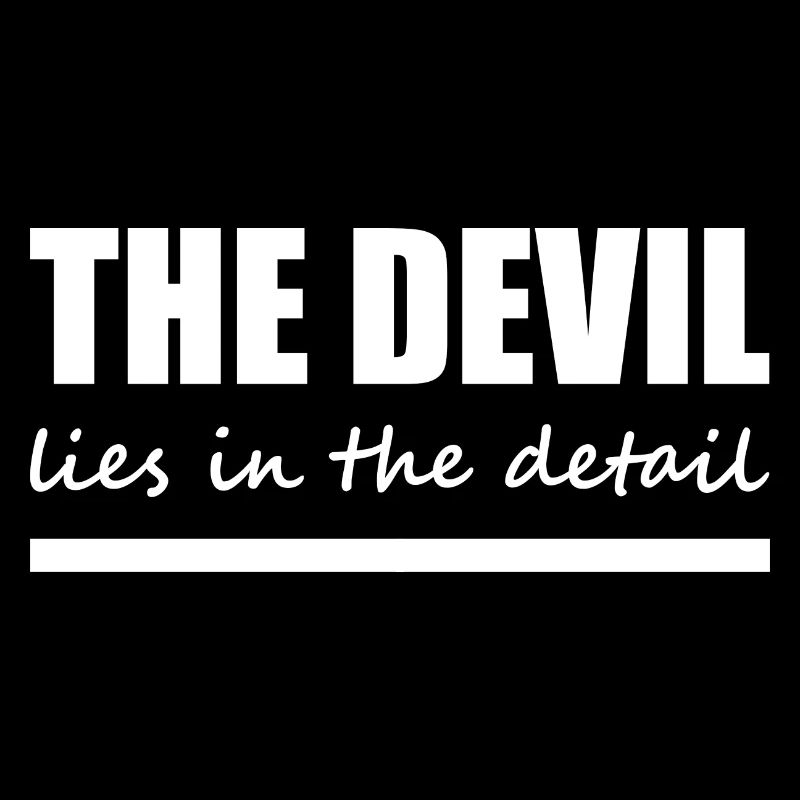 Devil - Denglisch - Spruch - lustig