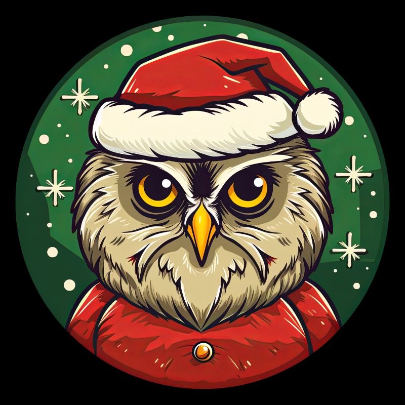 Eule Weihnachten