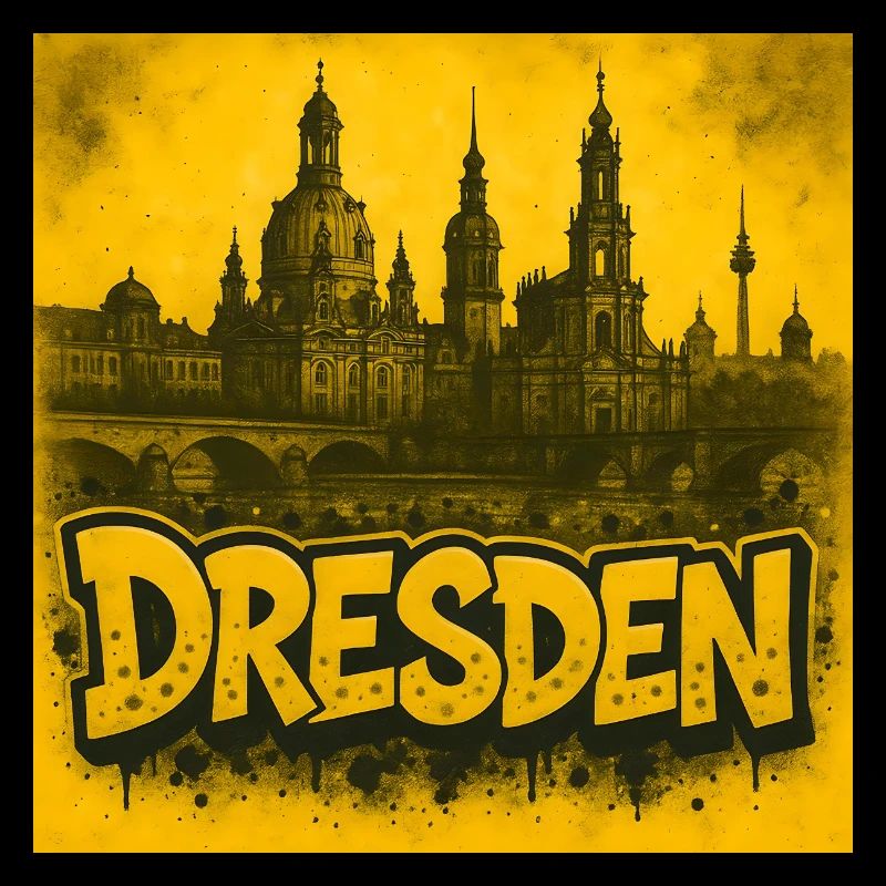 Graffiti Stil von Dresden