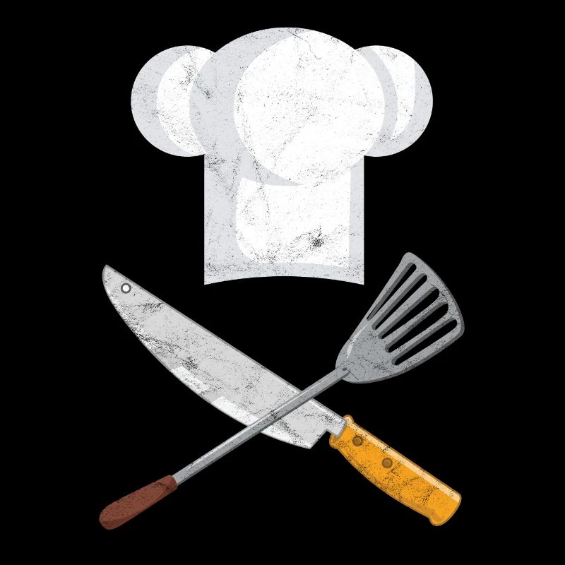 Couteau Chef Chef Chef Couteau Poêle