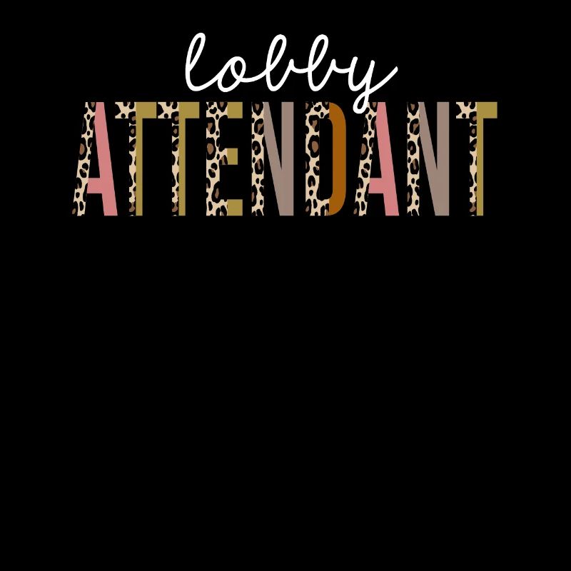 Cadeau drôle d'impression de léopard de préposé de hall